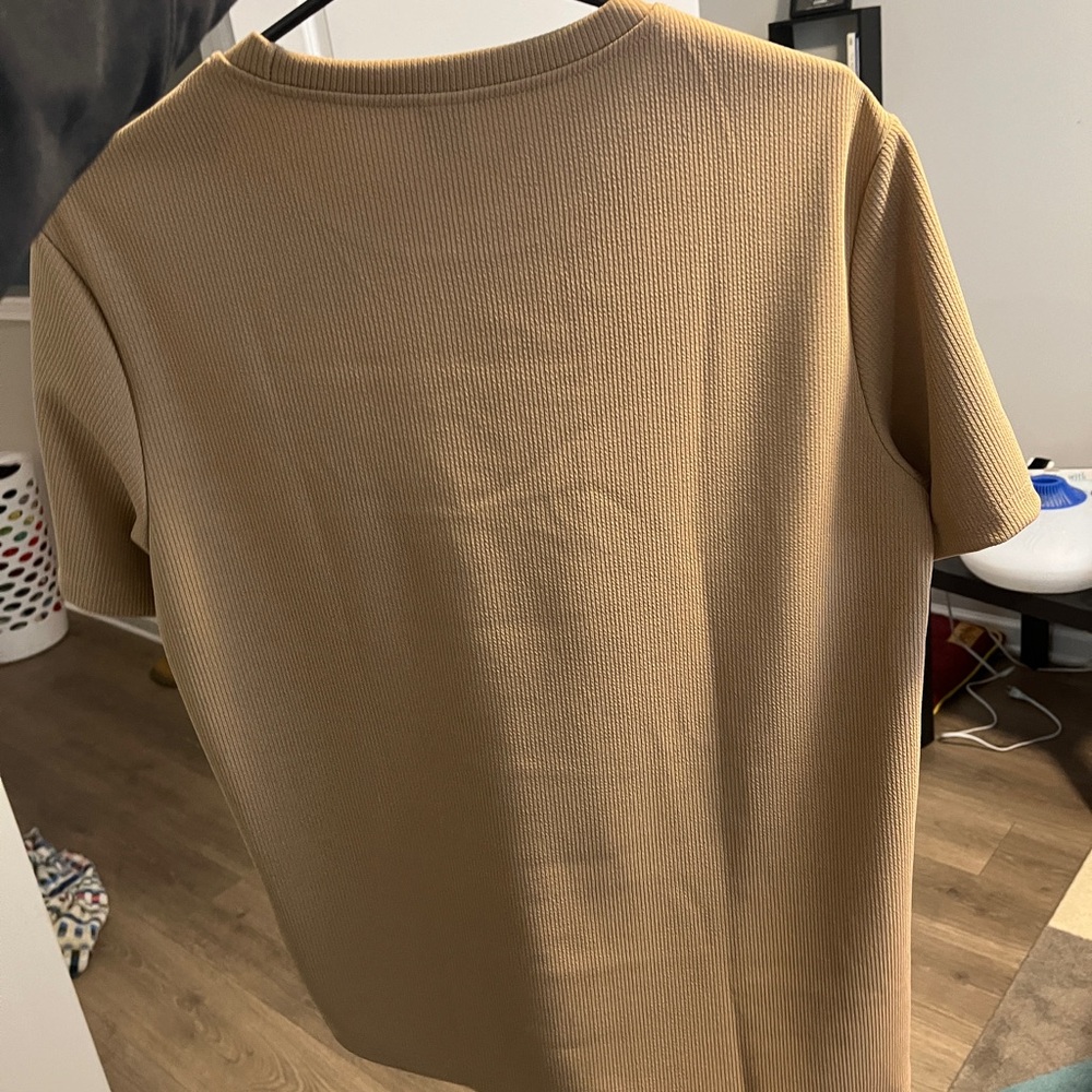 NFINITY Men's Tan Short Sleeve Tee